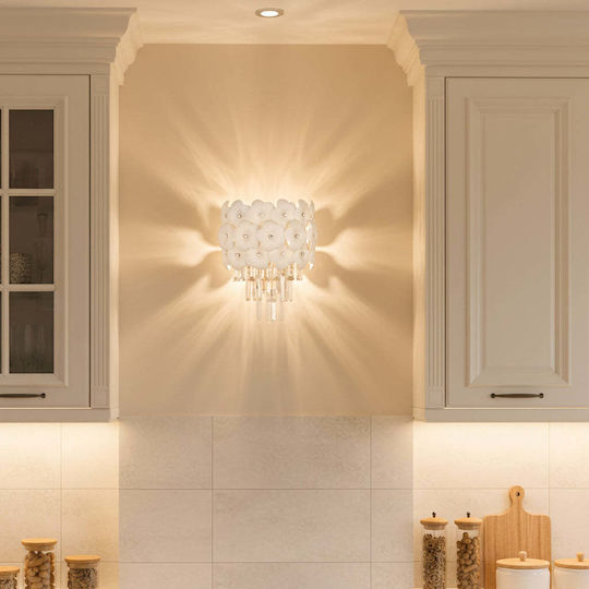Alista Home Wall Lamp with E14 Socket Gold