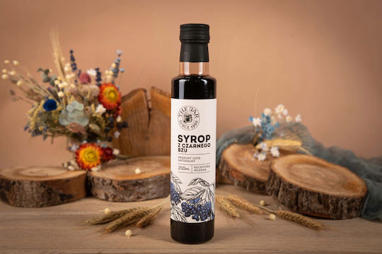 Sirop de fructe de soc negru 250 ml borcan zahăr din trestie