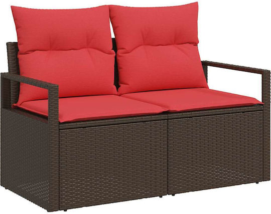 Garten- und Outdoor-Möbelsets Typsatz Wohnzimmer 7 Stück Beige mit Kissen