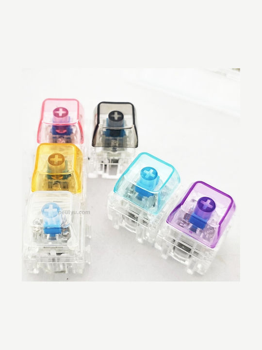Anti-Stress Fidget Keyboard Keychain 9 1 LED Lighting 11mod154