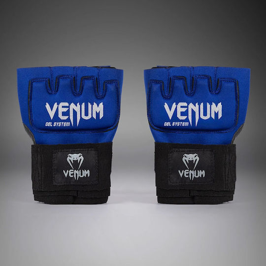 Venum Kontact Boxing Handwraps 250 Cm Royal Blue Silver Size S