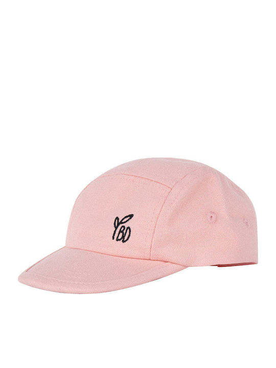 Baby Dutch Kids' Jockey Fabric Sunscreen Hat Pink
