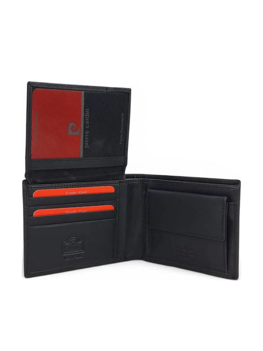Leather Men's Wallet with RFID Black