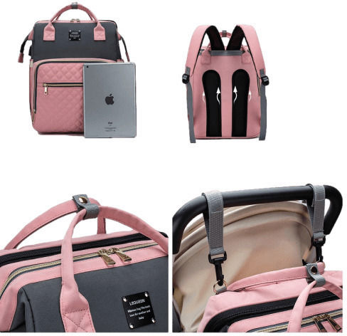 Lequeen Wickeltasche Umhängetaschen / Handtaschen Blau 30x23x42cm