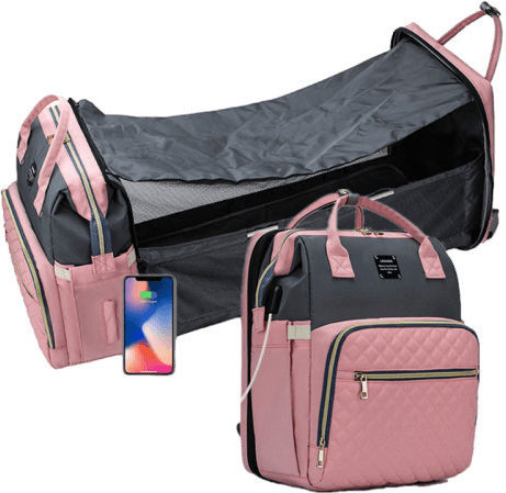 Lequeen Wickeltasche Umhängetaschen / Handtaschen Blau 30x23x42cm