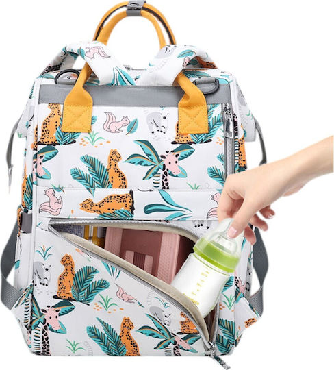 Queen Mother Backpack Diaper Bag Pink 40x26x13cm