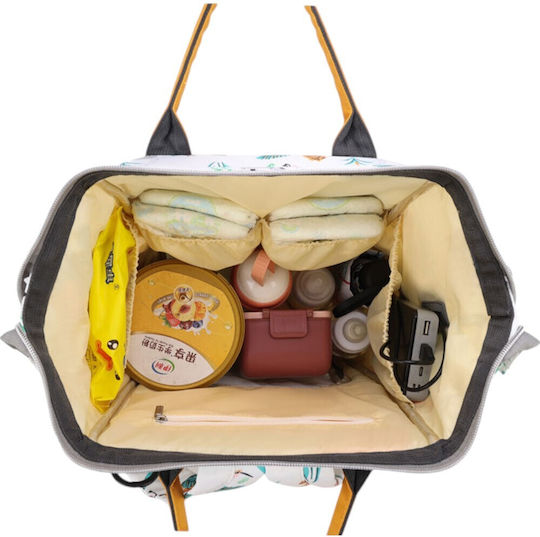 Queen Mother Backpack Diaper Bag Multicolour 40x26x13cm