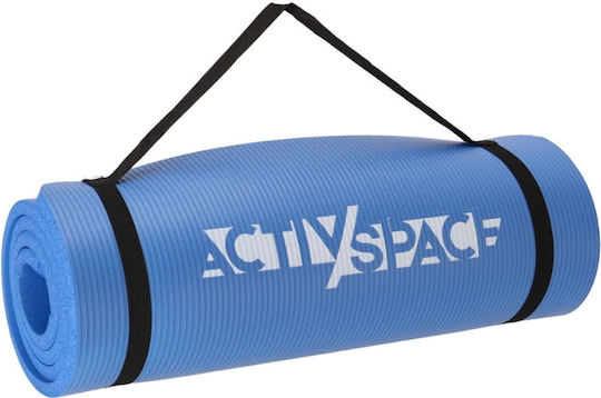 Activ Space Saltea de Gimnastică Yoga Albastră (183x61cm)