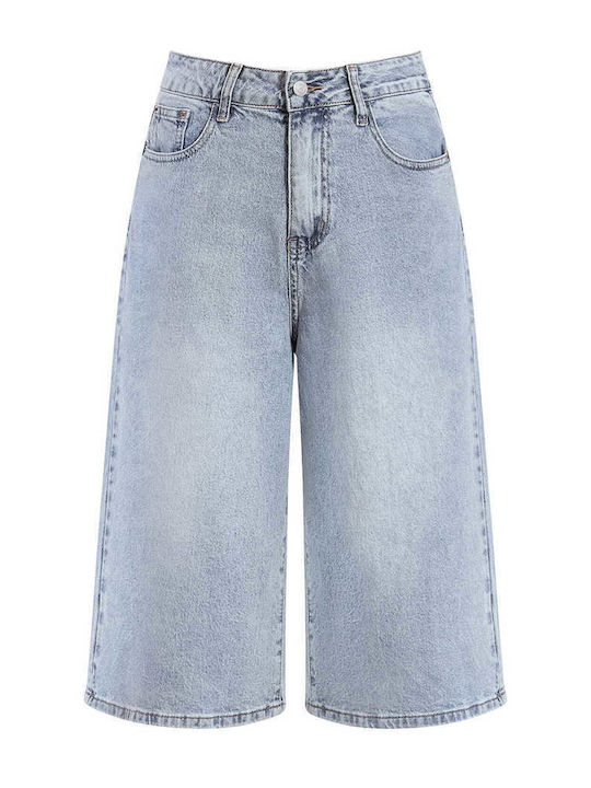 Celestino Jorts Βαμβάκι Loose Fit Μπλε Ανοιχτό