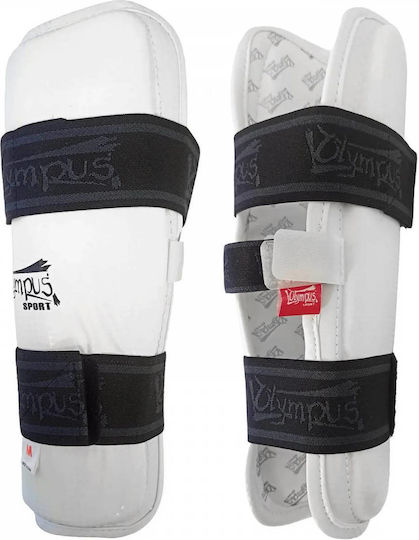 Olympus Sport Shin Guards Adults White