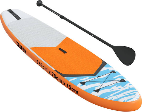 vidaXL Φουσκωτή Σανίδα SUP με Μήκος 3.35m Μπλε