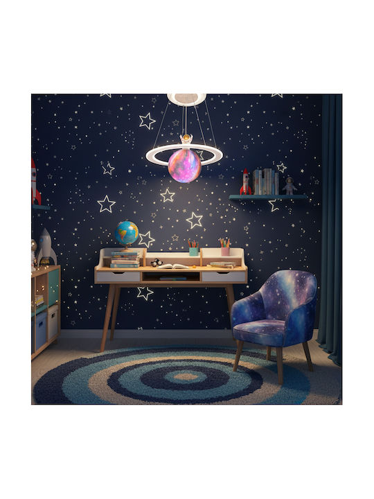 Alista Home Candelabru Pentru Copii Suspendat 60W cu Soclu E27 Alb