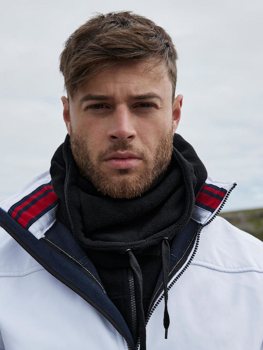 Beechfield Fleece Hood Αθλητικό Περιλαίμιο Μαύρο