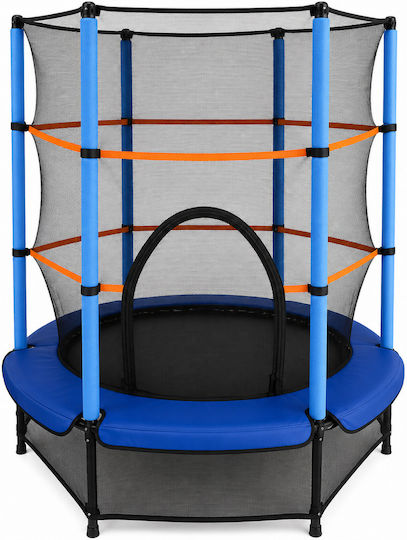 Oxford Home Höhe 160cm Blue Trampolin Kinder Durchmesser 140cm mit Netz