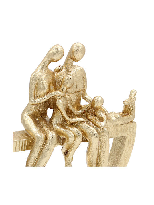Decorative Polyresin 20x7x25 Family Gold Keskor 67384