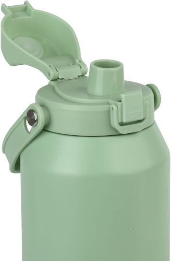 Estia Lift Flasche Save The Aegean Recycelbare Thermosflasche Rostfreier Stahl BPA-frei 1,8 l Kiefer mit Handgriff