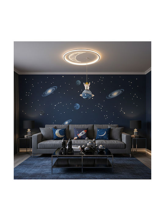 Alista Home Πολύφωτο Παιδικό Φωτιστικό Πλαφονιέρα 80W με Υποδοχή E27 Λευκή