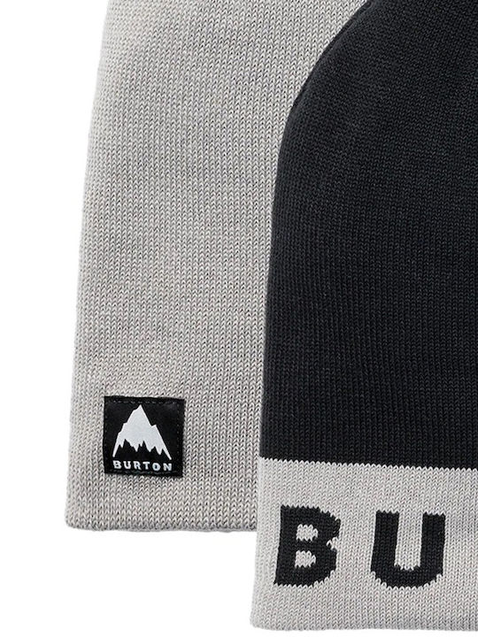 'billboard' Beanie Ανδρικός Reversible Σκούφος Πλεκτός σε Μαύρο χρώμα