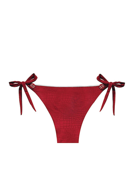 Jacky 91086 Bikini Brazil with Laces Red