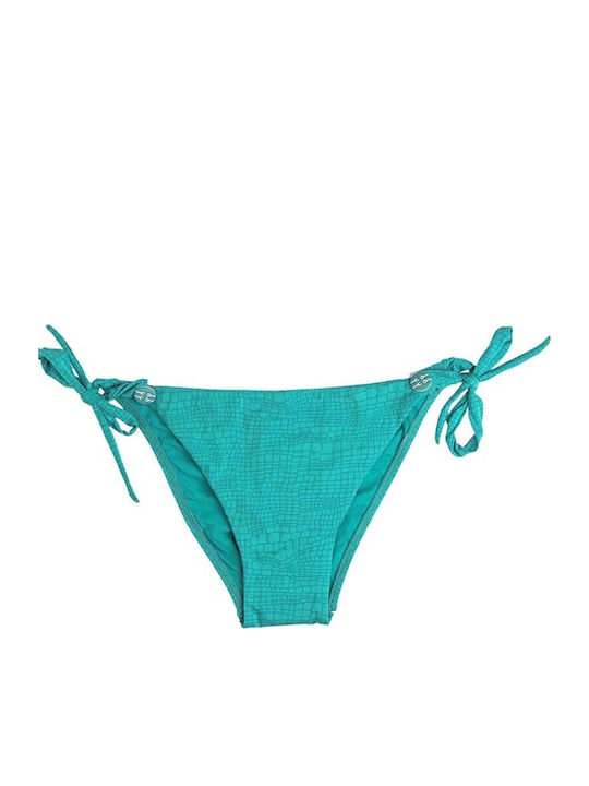 Jacky 91086 Bikini Slip mit Schnüren Türkis