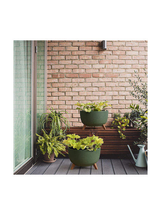 HowHomely Green Flower Pot
