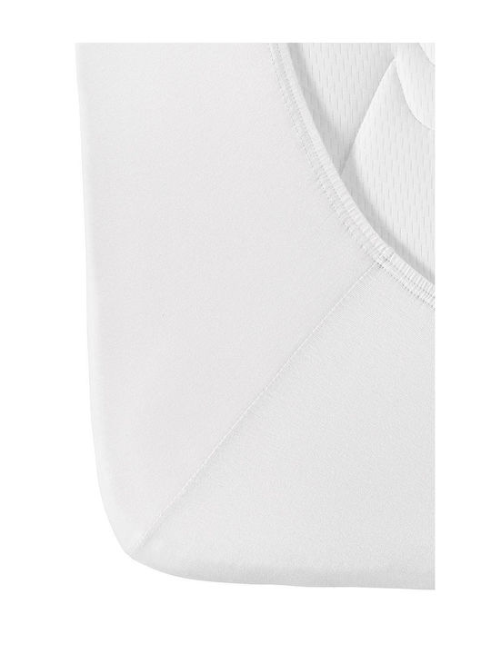 Living Home Double Bed Sheet With Rubber Hugger 160x200+40cm Silber