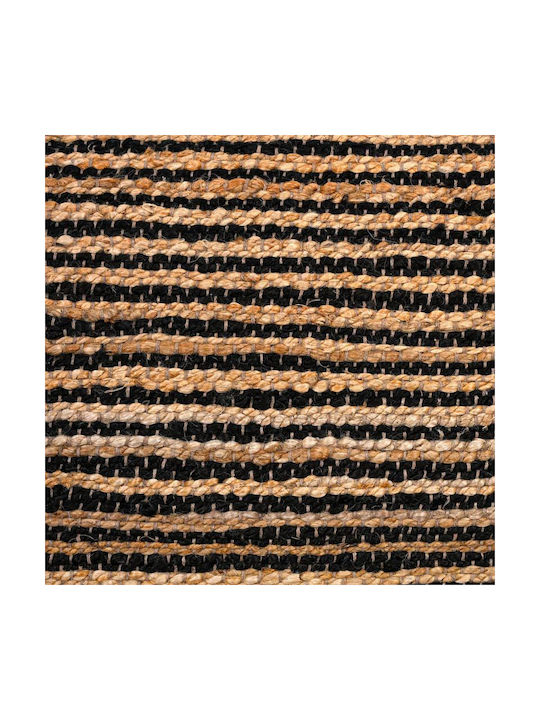 Fylliana Rectangular Jute Rug Black-Brown 120x180cm