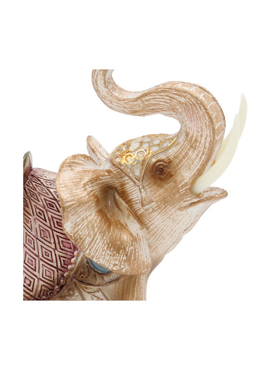 Keskor Elefant Decorativ Din Polirosină 16x7x16cm