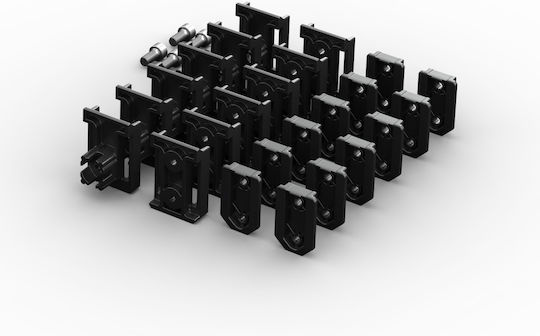 Qbrick Set Personalizat 1 Set Adaptoare Cutii Roșii În Organizator