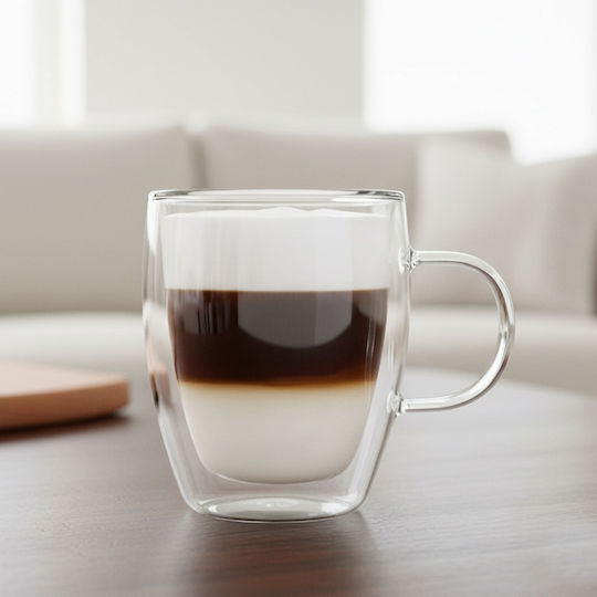 Orion Cană Sticlă Transparentă 300ml 4 Bucăți