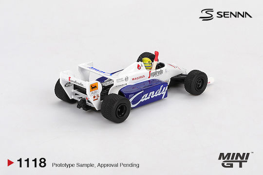 Model Mașină Toleman Tg184 #19 Ayrton Senna Locul 2 La Marele Premiu De Monaco 1984 Scara 1:64 Mini GT Mgt01118-l