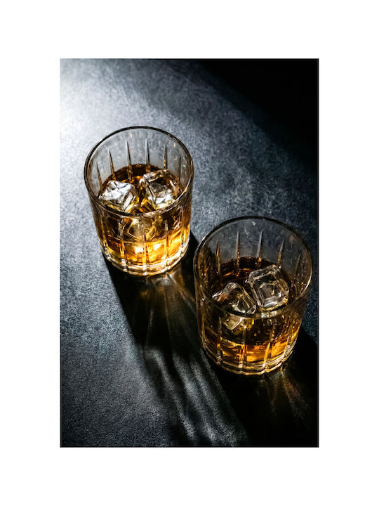 SteweHome Set of Cocktail/Drinking / Coffee/Freddo / Whiskey / Water / White Wine Crystal Glasses in White Colour 370ml 2 Pieces