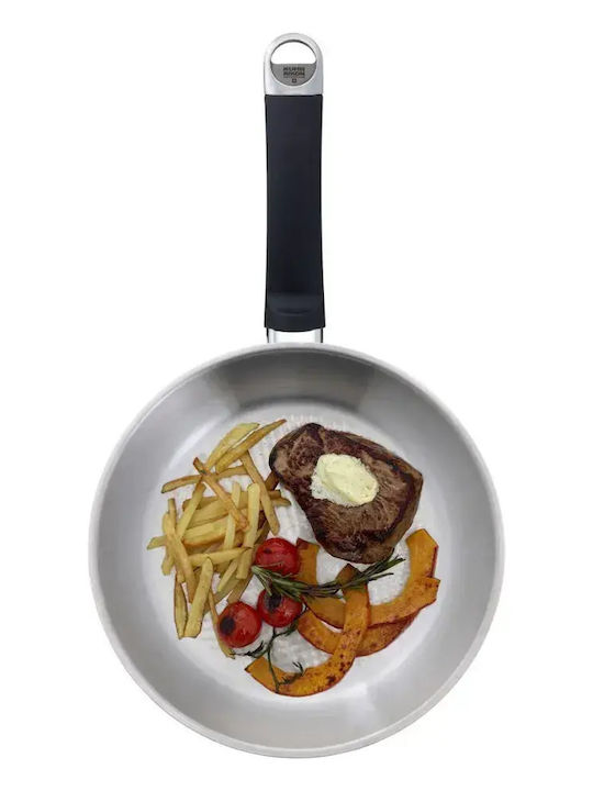 Kuhn Rikon Silver Star Stainless Steel Pan 24cm