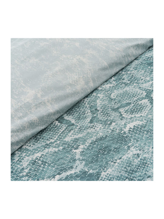 Charalambidis Textiles Κουβερλί Μονό από Βαμβάκι & Πολυεστέρα Τιρκουάζ 160x240cm