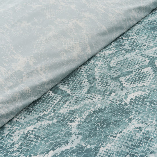 Charalambidis Textiles Шалтета Едноспално От Памук И Полиестер Тюркоазено 160x240см