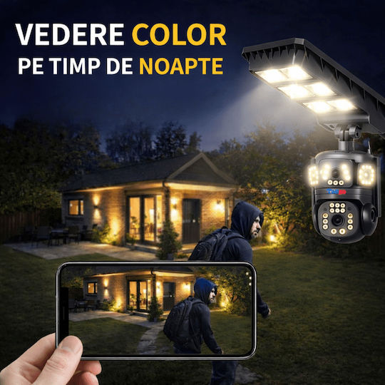 Taggo TAGGO-PRO-L20 Cameră de Supraveghere IP 4G 4K Impermeabilă cu Baterie cu Comunicare Bidirecțională și Obiectiv 2.8mm