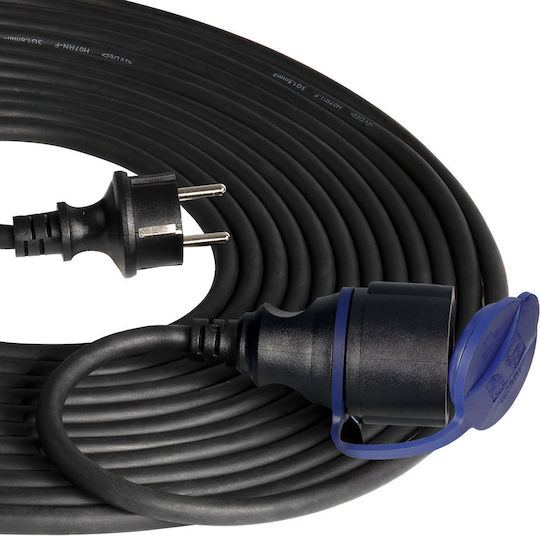 Orno Waterproof Extension Cable Cord 3 x 1.5mm²/20m Green