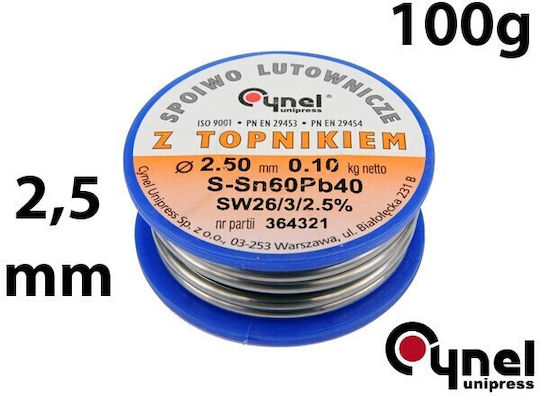 Soldering Alloy Sn60pb40 2.5/100 76822 Cynel