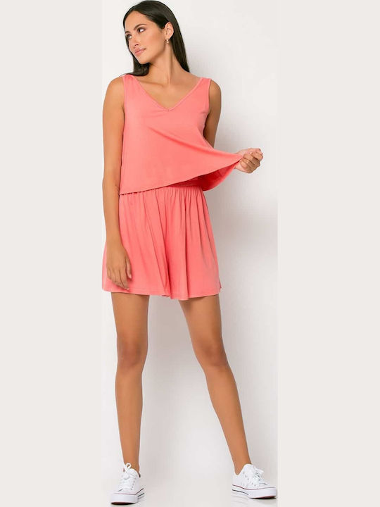 Damen Bluse Koralle