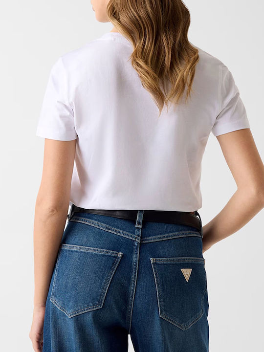 Guess Triangle T-Shirt White