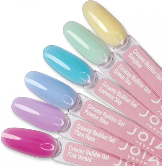 JOIA Vegan Builder Gel Νυχιών Creamy Builder Gel Powder Blue 15ml