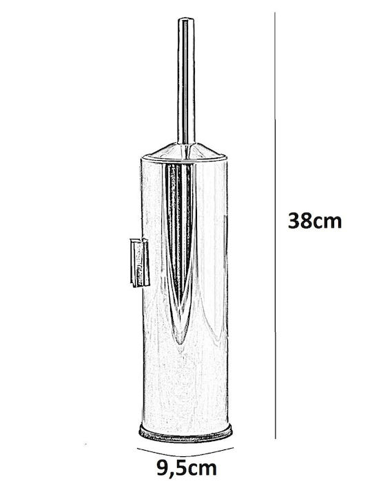 Ram Inox Toilet Brush Silver