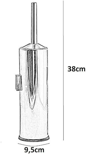 Ram Inox Toilet Brush Silver