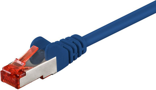 Goobay S/FTP Cat.6 (Gigabit) Καλώδιο Δικτύου Ethernet 3m Μπλε