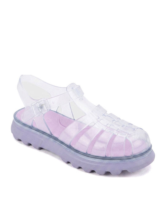 Women's Flat Sandals Purple