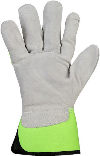 Stenso Mohave HV Gloves for Work Leather-Cotton 1pcs