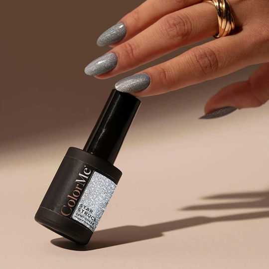 Ojă Pentru Unghii Cu Gel Semi-permanentă Translucidă Sclipici Vegan Fără Hema Nuanta Starstruck Colorme Cosmetics 10 Ml