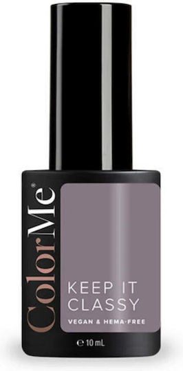 Веган Полутраен Лак За Нокти Без Хема Оттенък Keep It Classy Colorme Cosmetics 10 Мл
