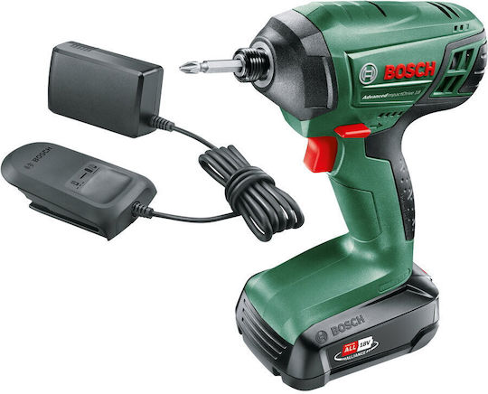 Bosch Advanced Impact Drive Παλμικό Κατσαβίδι Μπαταρίας 18V 1x1.5Ah