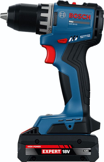 Bosch GSDML MASCH8V52 Δραπανοκατσάβιδο Μπαταρίας Brushless 18V 1x2Ah & 1x4Ah